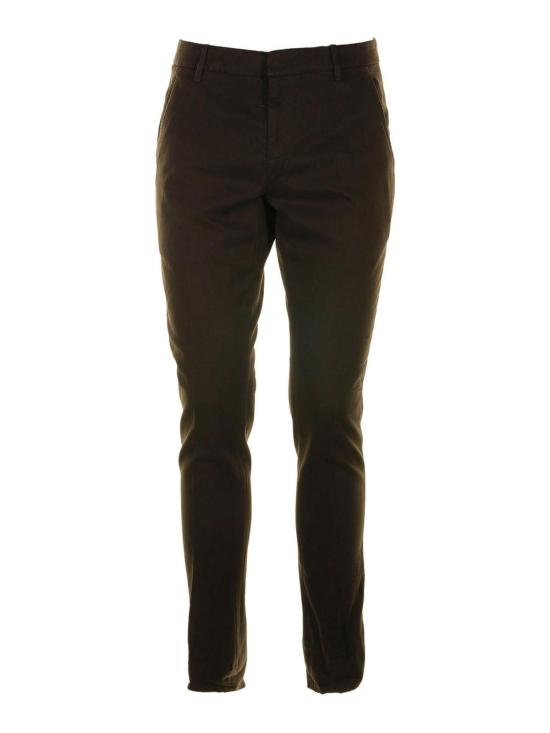  돈답 스트레이트 팬츠 UP235AS0087U718 Dark Brown