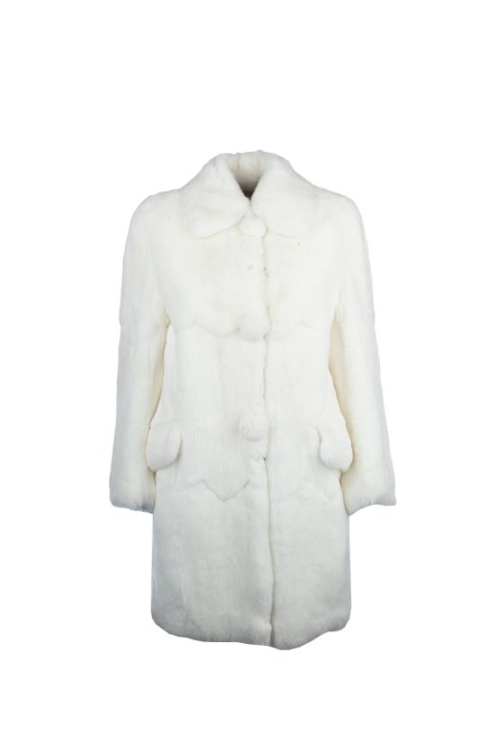  미우미우 코트 MYS1341EAU F0009 Bianco