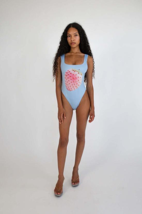  타일러 맥길리버리 바디수트 티셔츠 레이니 바디수트 파인베리 - TYLER MCGILLIVARY