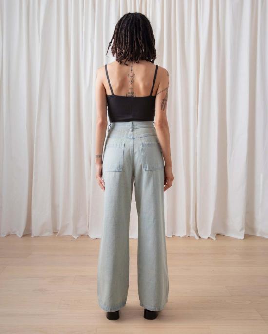  알리 골든 데님 팬츠 피티드 팬츠 라이트 데님 - ALI GOLDEN