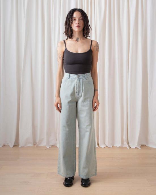  알리 골든 데님 팬츠 피티드 팬츠 라이트 데님 - ALI GOLDEN