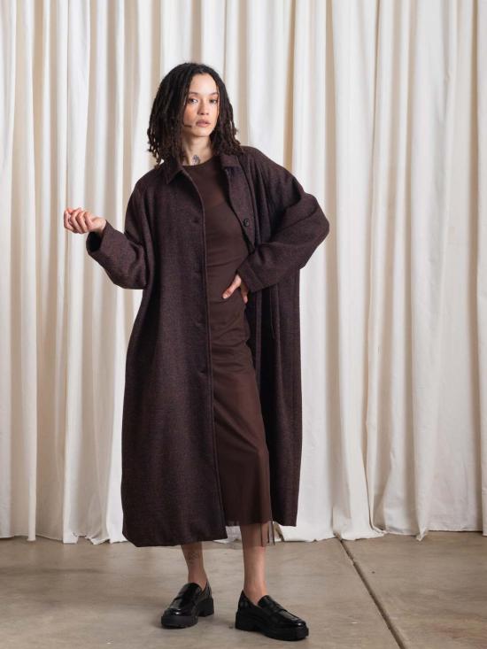  알리 골든 코트 뉴 울 트렌치 플레드 - ALI GOLDEN