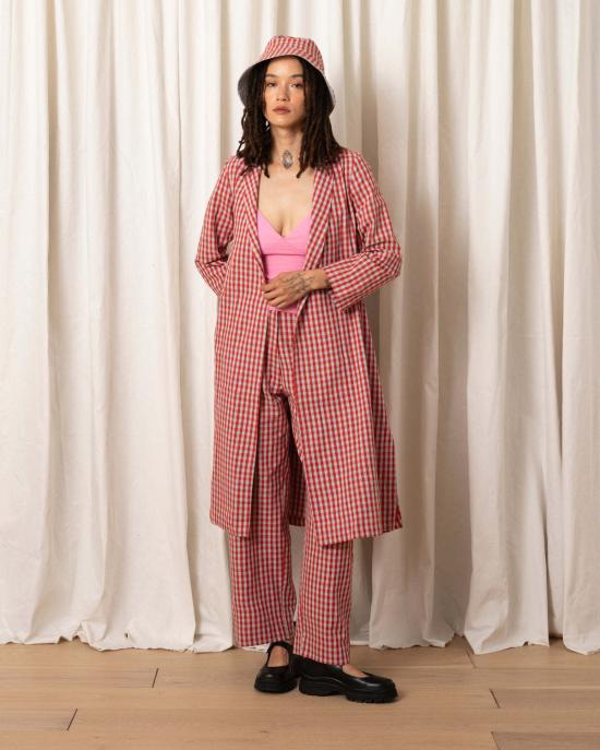  알리 골든 자켓 노치 재킷 포피/아이스 깅엄 - ALI GOLDEN