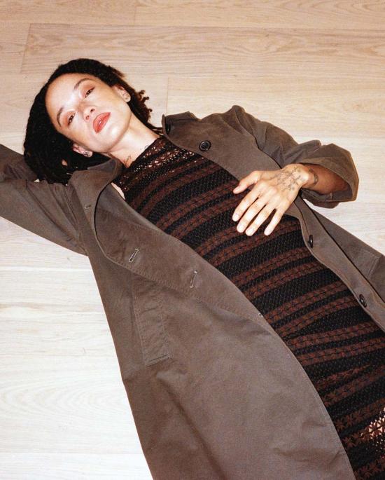  알리 골든 코트 뉴 트렌치 다크 토프 - ALI GOLDEN