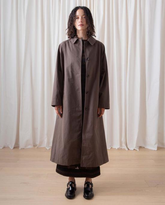  알리 골든 코트 뉴 트렌치 다크 토프 - ALI GOLDEN