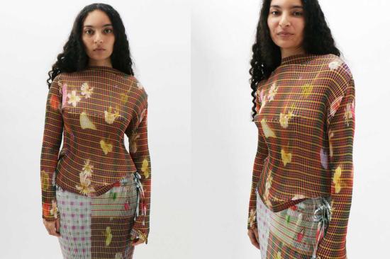  Julia Heuer 블라우스 줄리아 호이어 리 파겔 탑 - JULIA HEUER