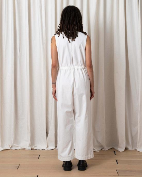  알리 골든 점프수트/오버롤 헤비 슬릿 백 점퍼 본 - ALI GOLDEN