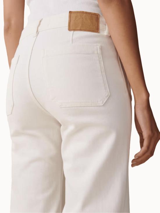  제네리카 데님 팬츠 세인트 모니카 로우 진 내추럴 화이트 - JEANERICA