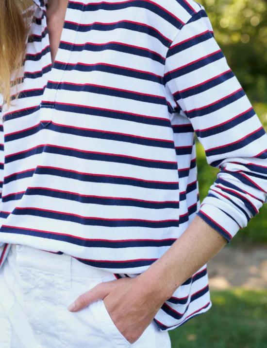  프랭크 앤 에일린 반팔 티셔츠 프랭크 & 일린 패트릭 포포버 헨리 - FRANK & EILEEN