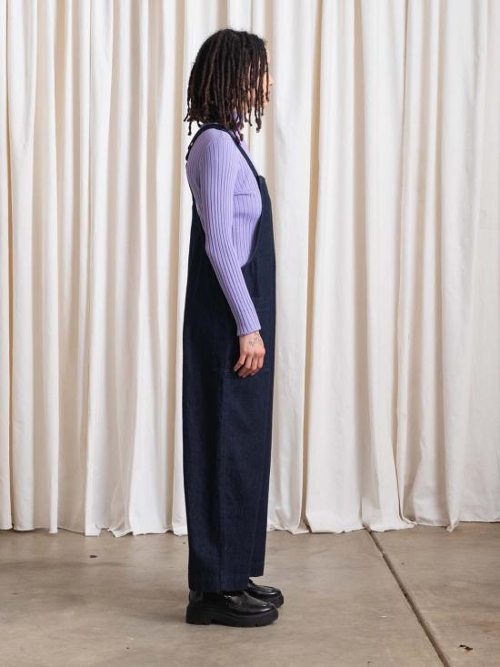  알리 골든 점프수트/오버롤 오버올 점퍼 다크 데님 - ALI GOLDEN