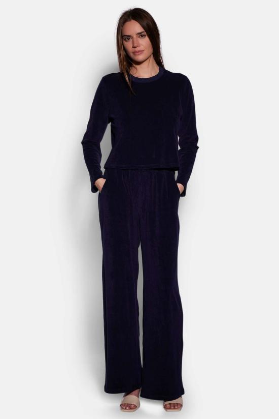  더 타일 클럽 스트레이트 팬츠 타일 클럽 골디 와이드 레그 테리 팬츠 - THE TILE CLUB