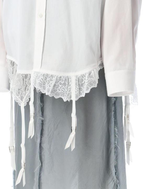 25SS 발렌시아가 셔츠 831656TRO37 9000 WHITE - BALENCIAGA