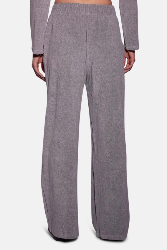  더 타일 클럽 스트레이트 팬츠 타일 클럽 골디 와이드 레그 테리 팬츠 - THE TILE CLUB