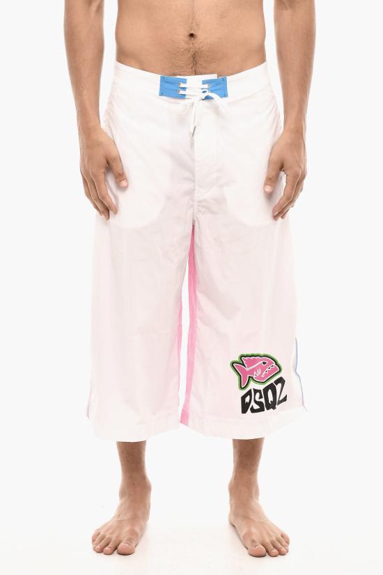  디스퀘어드2 스윔팬츠 D7BM35050 ISA01 136 White