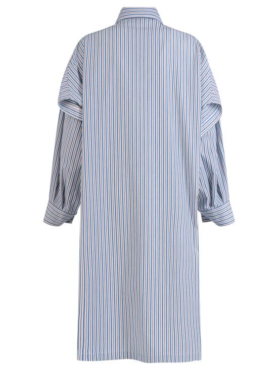 25SS 보테가베네타 미디 원피스 826129 V5CM0 1523 WHITE - BOTTEGA VENETA
