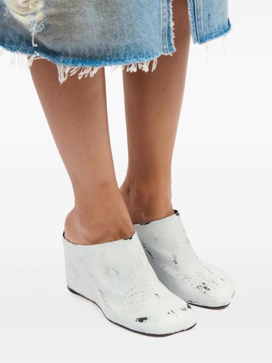 26SS MM6 메종마르지엘라 어시메트릭 토 레더 뮬 S66WX0066P8306 H5515 AB023944 - MM6 MAISON MARGIELA