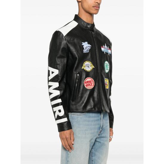 25FW 아미리 가죽 자켓 AMLTJT1020 BLACK - AMIRI
