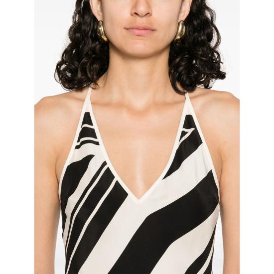 25FW 서 더 레이블 롱 원피스 SIR225 1044 NERO BLACK NEUTRALS - SIR. THE LABEL