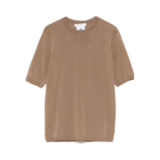 25FW 막스마라 반팔 티셔츠 GERICO 022 004 BROWN