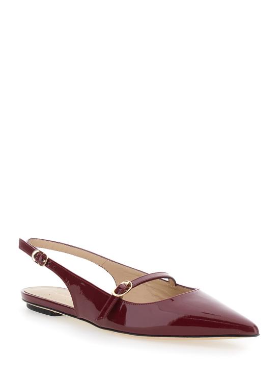 25FW 스튜어트 와이츠먼 플랫 슈즈 SL523S82 Bordeaux - STUART WEITZMAN