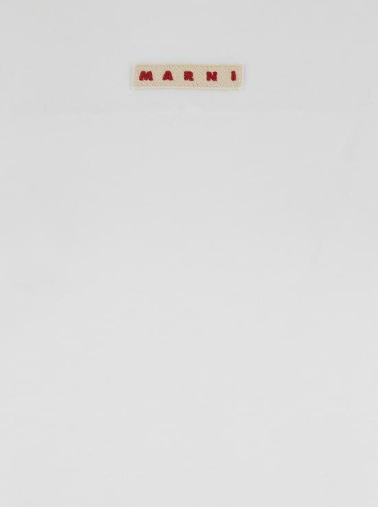 25FW 마르니 반팔 티셔츠 THJE0293X1UTCZ5700W01 White - MARNI
