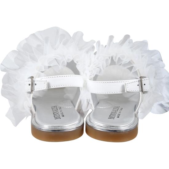  [키즈] 모나리자 샌들 87C009 3744 0099 WHITE - MONNALISA