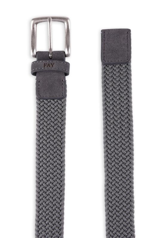  [키즈] 페이 가죽 벨트 FU0P51 Z2207 919 GREY - FAY