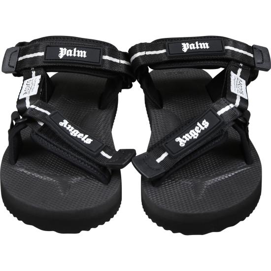  [키즈] 팜앤젤스 샌들 PBIH002S24FAB0011001 BLACK - PALM ANGELS