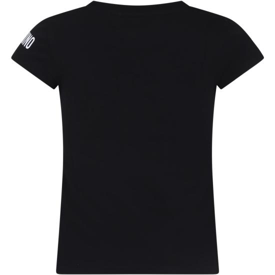  [키즈] 모스키노 티셔츠 HEM055 LBA00 60100 BLACK - MOSCHINO