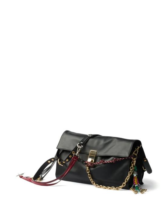 25FW 프라다 소프트 숄더백 1BD378VOO6 2C6A F0002 NERO - PRADA