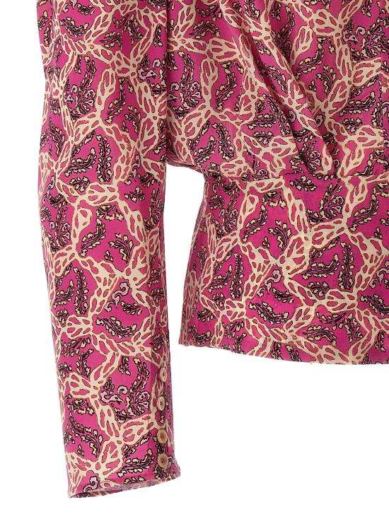  이자벨마랑 블라우스 23AHT0012FAA3J10I40FA Fuchsia - ISABEL MARANT
