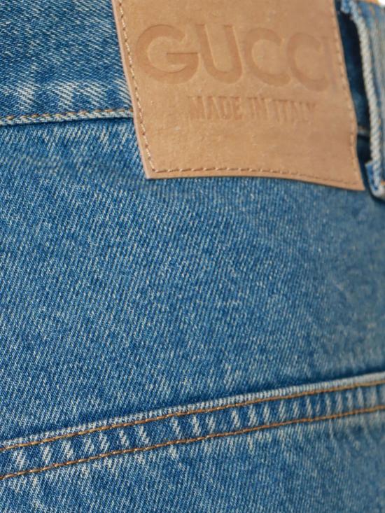  구찌 데님 팬츠 758153XDCU0 4011 BLUE - GUCCI