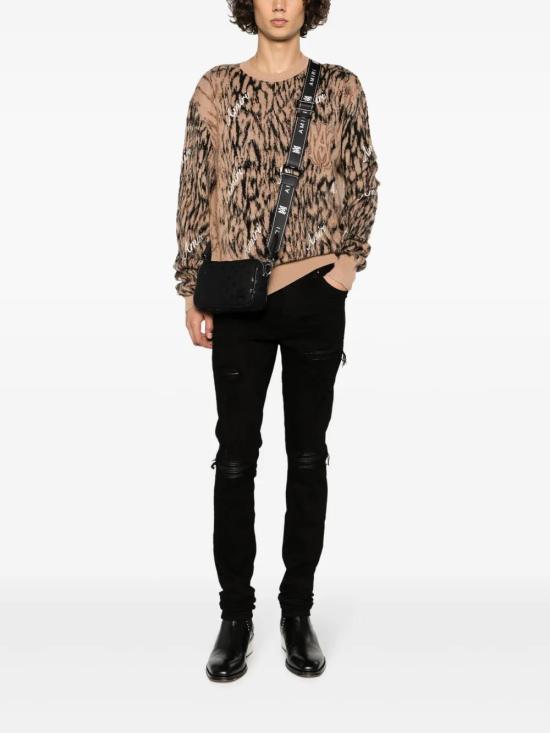  아미리 스트레이트 팬츠 PXMD001 BLACKOD - AMIRI