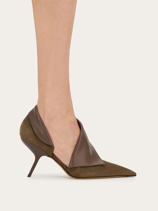 25SS 살바토레 페라가모 뮬/슬리퍼 01J875784092 CONCRETE - SALVATORE FERRAGAMO