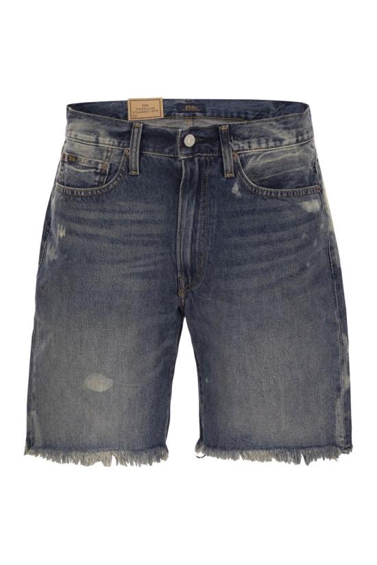 25SS 폴로 랄프로렌 데님 숏팬츠 710963278 001 DENIM