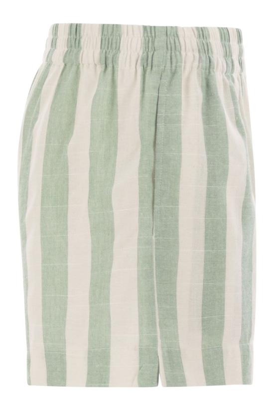 25SS 세인트바쓰 숏팬츠 MEA002 01019H WHITE GREEN - MC2 SAINT BARTH