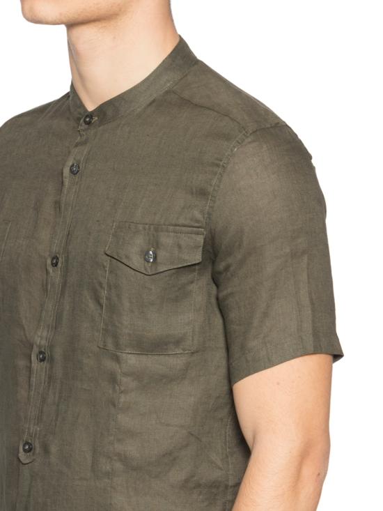  다니엘알렉산드리니 반팔 셔츠 GC6454R33933 GREEN - DANIELE ALESSANDRINI