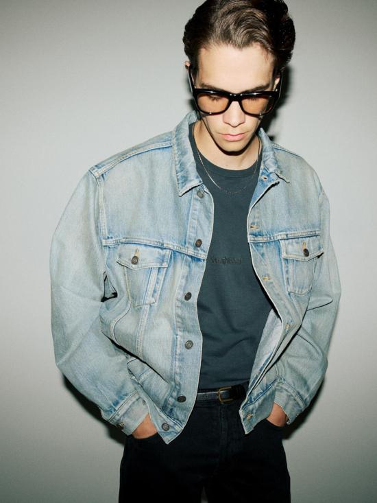 25SS 생로랑 데님 자켓 816791Y26MA4376 DOM - SAINT LAURENT