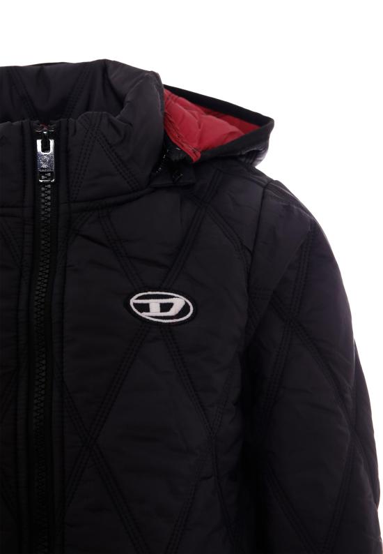 24FW [키즈] 디젤 자켓 J02087 KXBM0 K900 BLACK - DIESEL