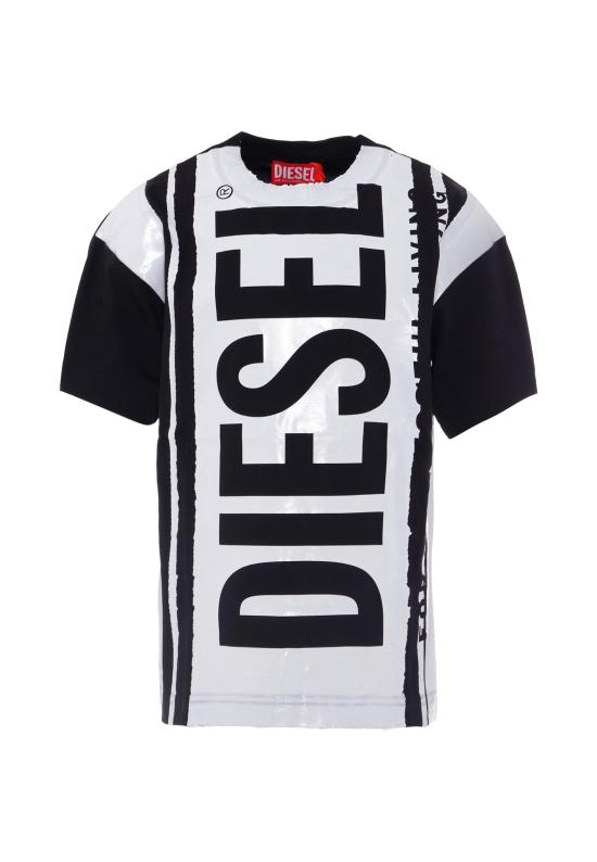 24FW [키즈] 디젤 티셔츠 J02074 00YI9 K900 BLACK