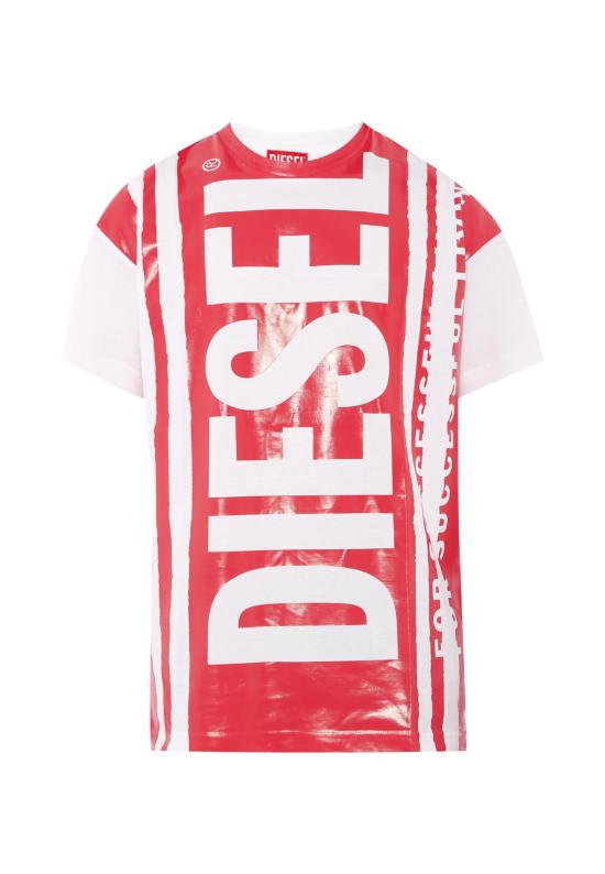 24FW [키즈] 디젤 티셔츠 J02074 00YI9 K100 WHITE