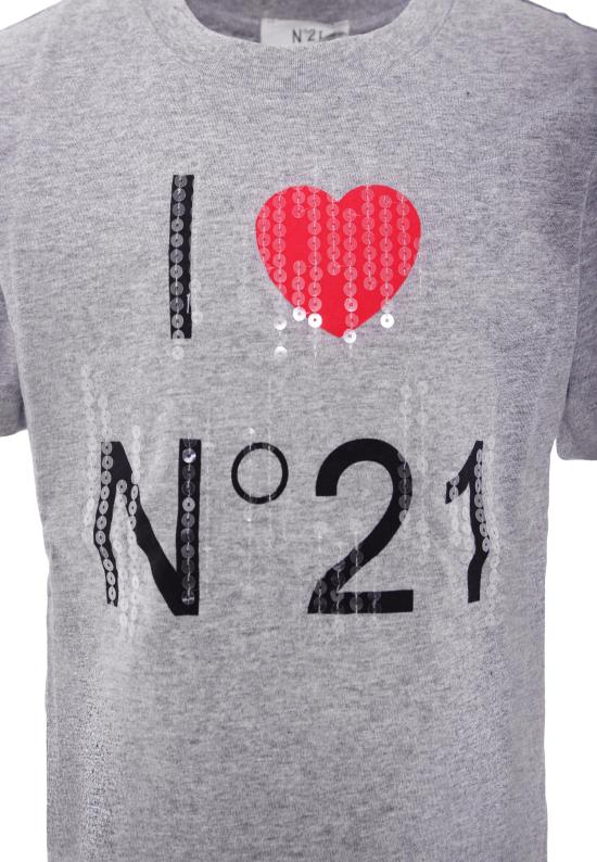  [키즈] 누메로벤투노 티셔츠 N21985 N0379 0N923 GREY - N°21