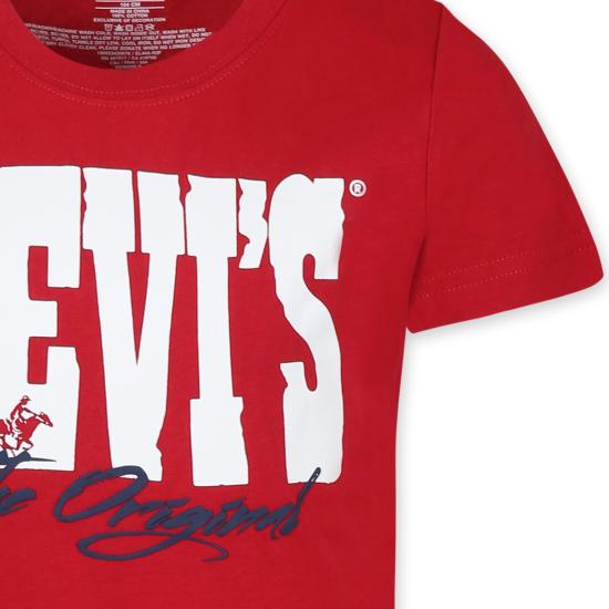 25FW [키즈] 리바이스 티셔츠 8EL444 R2F RED - LEVI'S