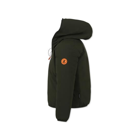 24FW [키즈] 세이브더덕 자켓 J33600B MATT19 50071 GREEN - SAVE THE DUCK