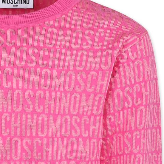 24FW [키즈] 모스키노 티셔츠 HTW00J LHE58 86197 PINK - MOSCHINO