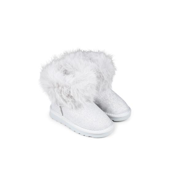 24FW [키즈] 모나리자 미들 부츠 83D001 4F07 0075 SILVER - MONNALISA