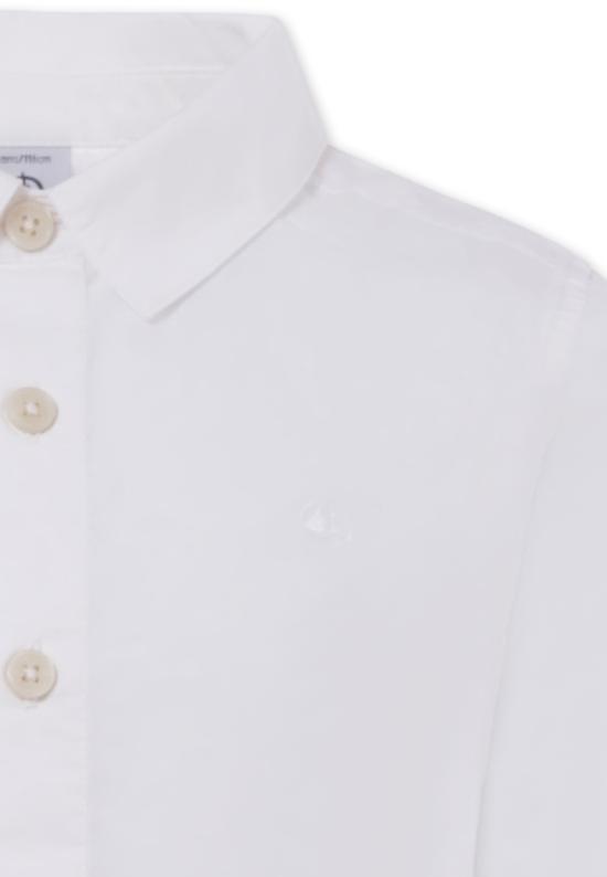 24FW [키즈] 쁘띠바또 셔츠 A0BBG 01 WHITE - PETIT BATEAU
