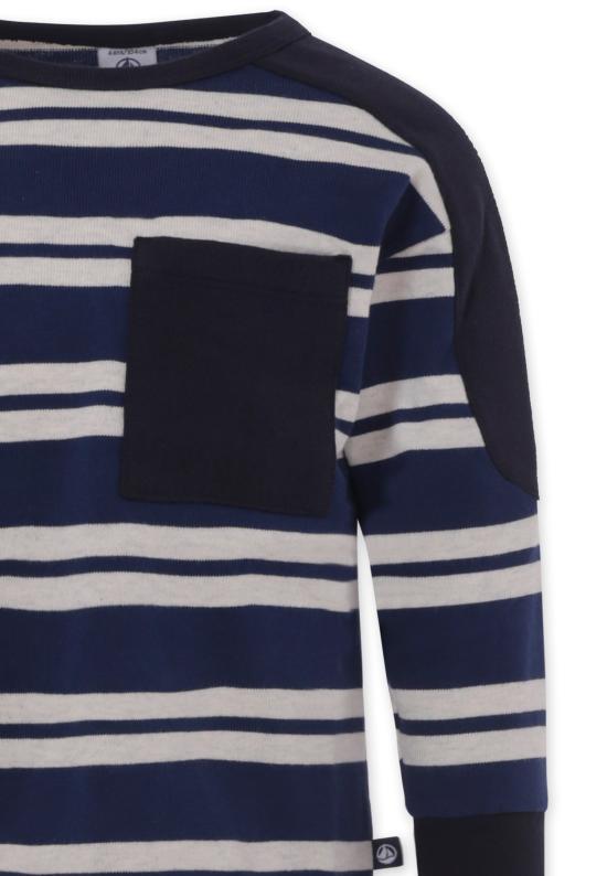  [키즈] 쁘띠바또 티셔츠 A0B6Z01 BLUE - PETIT BATEAU