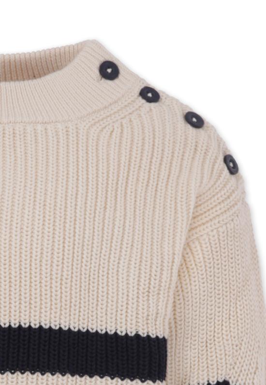 24FW [키즈] 쁘띠바또 풀오버 A0AVS 01 IVORY - PETIT BATEAU