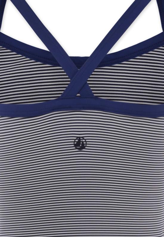 25FW [키즈] 쁘띠바또 원피스 수영복 A09L2 MED MA 01 BLUE - PETIT BATEAU